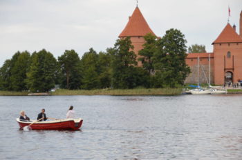 Vilnius: i dintorni, castello di Trakai